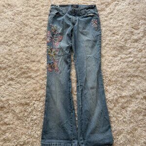 Women’s Angels Floral Embroidered Jeans